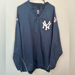 Majestic Navy Windbreaker Jacket